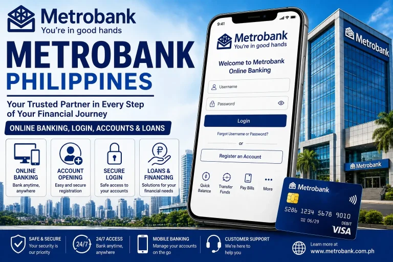 Metrobank Philippines 2026: Online Banking, Login, Accounts & Loans