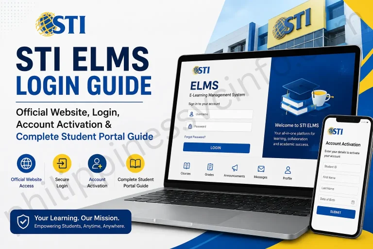 STI ELMS Login Guide 2026: Official Website, Login, Account Activation & Complete Student Portal Guide